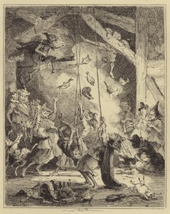 Cadıların Buluşması by Hablot Knight Browne