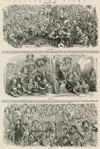 Pandomim Gecesi: Galeri, Kutular, Çukur (gravür) by Hablot Knight Browne