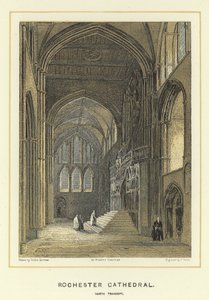 Rochester Katedrali, kuzey transept by Hablot Knight Browne