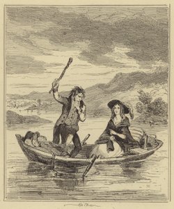 Suikastçı bir gülümsemeyle silahsızlandı by Hablot Knight Browne