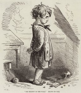 Duvardaki Gölge by Hablot Knight Browne