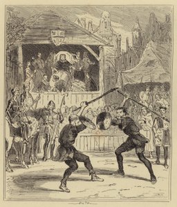 Savaşla Deneme by Hablot Knight Browne