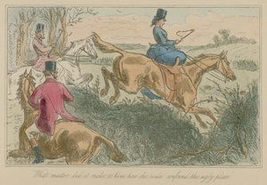 What matter did it make to him how she rode, confound this ugly place  by Hablot Knight Browne