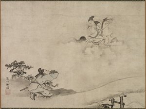 Taoist Ölümsüz by Hanabusa Itcho