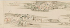 On iki aylık eğlenceler ve uğraşlar, Edo dönemi, 17. yüzyıl sonu - 18. yüzyıl başı. by Hanabusa Itcho