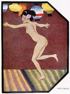 Genç Japon çıplak dansı - Félicien Champsaur