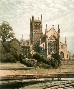 Worcester Katedrali, Worcestershire, c1870