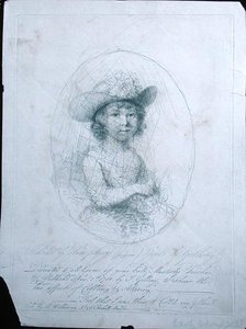 A Sketch, James Gillray (1757-1815) 1781 (kağıt üzerinde gümüş nokta) tarafından bozuldu by Hannah Humphrey