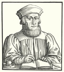 Johannes Aventinus, Bavyera Rönesans hümanist, tarihçi ve filolog (gravür)