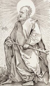 Aziz Peter, Cennetin Krallığının Anahtarlarını Tutuyor by Hans (after) Baldung Grien