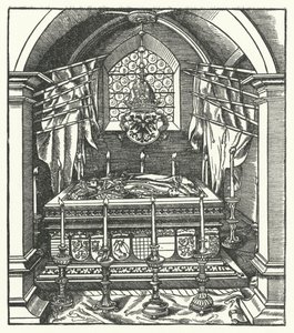 Bir Habsburg lahiti (gravür) by Hans (after) Burgkmair