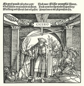 Adalet (gravür) by Hans (after) Burgkmair