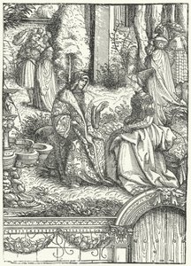 Maximilian I, Kutsal Roma İmparatoru ve eşi Burgundy Mary (gravür)
