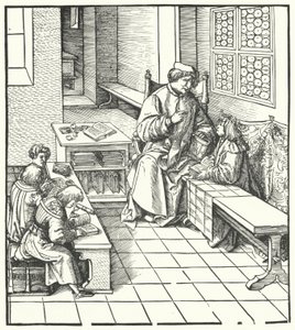 Maximilian alma talimatı (gravür) by Hans (after) Burgkmair