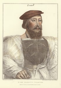 James Butler, Francesco Bartolozzi (1727-1815) tarafından oyulmuş (renkli gravür) by Hans (after) Holbein the Younger