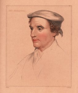 Philip Melanchton veya kimliği belirsiz adam., 1812 (gravür) by Hans (after) Holbein the Younger