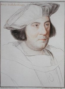 Francesco Bartolozzi (1727-1815) tarafından oyulmuş Harry Guldeford (d.1532) portresi 1792 (gravür) by Hans (after) Holbein the Younger