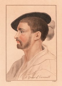 Quocoute'lu Simon George, Cornwall., 1812 (gravür) by Hans (after) Holbein the Younger