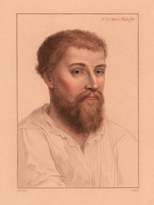 Sir Nicholas Poyntz (1510-1556), İngiliz saray mensubu, 1812 (gravür) by Hans (after) Holbein the Younger