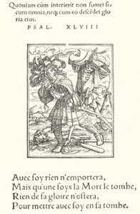 Kont (gravür) by Hans (after) Holbein the Younger