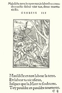 Yeryüzüne ve İnsana Lanet (gravür) by Hans (after) Holbein the Younger