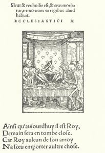 Kral (gravür) by Hans (after) Holbein the Younger
