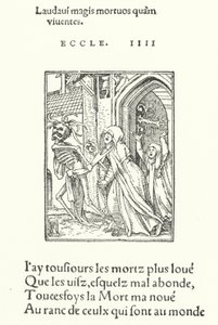 Leydi Abbess (gravür) by Hans (after) Holbein the Younger