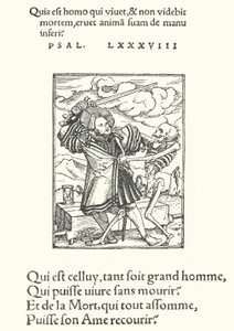 Soylu Şövalye (gravür) by Hans (after) Holbein the Younger