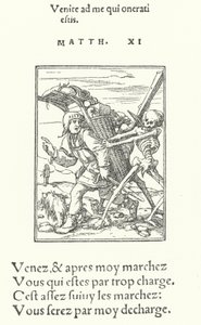 Pedlar (gravür) by Hans (after) Holbein the Younger