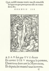 Günaha (gravür) by Hans (after) Holbein the Younger
