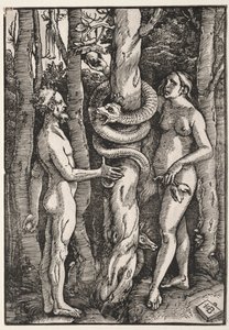 Adem ve Havva by Hans Baldung
