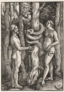 Adem ve Havva, c. 1514. by Hans Baldung