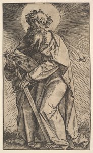 İsa ve Havarilerden Aziz Paul, 1519. by Hans Baldung
