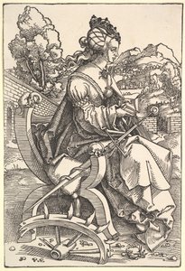 St. Catherine, yaklaşık 1505. by Hans Baldung