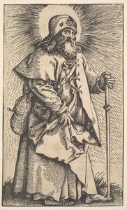 İsa ve Havarilerden Büyük Aziz James, 1519. by Hans Baldung