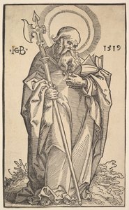 İsa ve Havarilerden Aziz Matta, 1519. by Hans Baldung