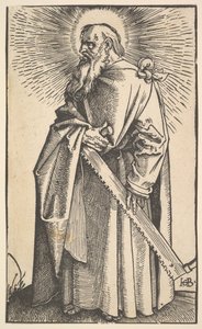 İsa ve Havarilerden Aziz Simon, 1519. by Hans Baldung