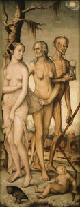 Çağlar ve Ölüm by Hans Baldung