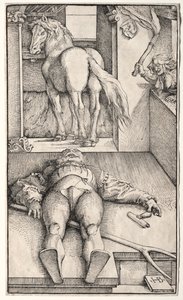 büyülenmiş damat by Hans Baldung