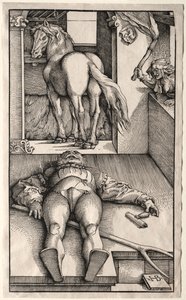 büyülenmiş damat by Hans Baldung
