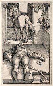 Büyülü Damat, 1544-45. by Hans Baldung