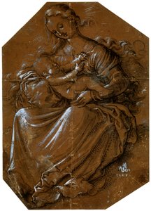 Bakire ve Çocuk, c1500-1545 by Hans Baldung