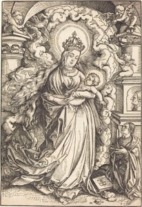 madonna ve çocuk by Hans Baldung Grien