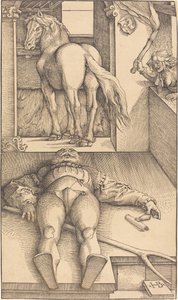 büyülenmiş damat by Hans Baldung Grien
