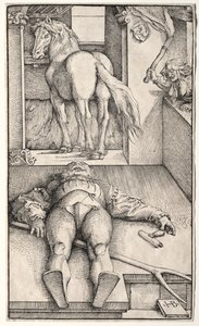 Büyülü Damat, 1544. by Hans Baldung Grien