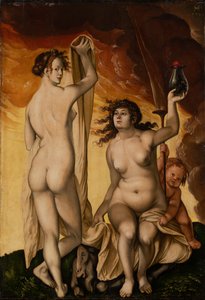 iki cadı by Hans Baldung Grien