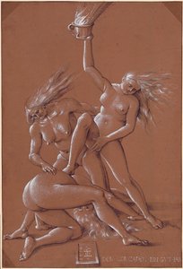 Üç Cadılarla Yeni Yıl Tebrikleri - Hans Baldung