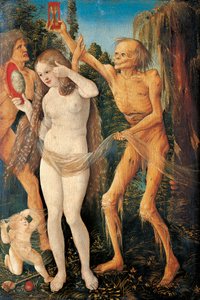Gençlik ve ölüm by Hans Baldung Grien