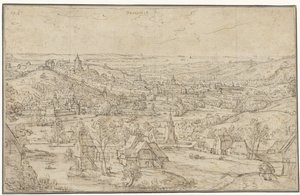 Brüksel manzarası by Hans Bol