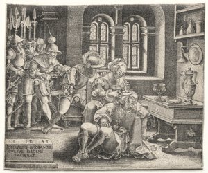 Samson ve Delilah, 1545.